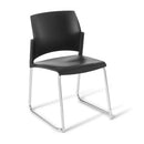 Spring Chair Sled Base Black