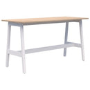 Modella II Leaner Angled Leg 1500x800 Refined Top White Frame