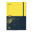 Jumble & Co Method & Magic Undated Diary Week To View A5 Yellow