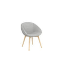 Camellia Visitor Chair Timber Ash Frame Reef Grey Mist