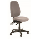 Aura Ergo Task Chair 3 Lever High Back Charcoal Fabric