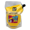 5 Star Tempera Poster Paint 1.5 Litre Pouch Yellow