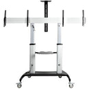 Startech Stndmtvduo Dual Height Adjustable Cart for 37in to 60in Display