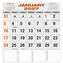 Easy2C 2027 Wall Calendar Month To View Commercial