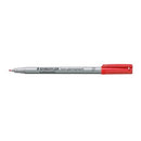 Staedtler Lumocolor Overhead Projection Pen Water Soluble Fine Red