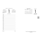 Collins 2027 Desk Calendar Refill Side Opening 13E