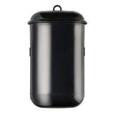 Pod Petite Manual Sanitary Bin 7L 253 x 150 x 420mm Black