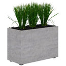 Block Planter 900lx600h Oak/Cured Concrete
