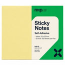 NXP Self Adhesive Sticky Notes Removable 76 x 127mm Yellow Pack 12
