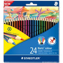 Staedtler Noris Coloured Pencils Assorted Colours Pack 24