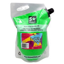 5 Star Tempera Poster Paint 1.5 Litre Pouch Fluoro Green
