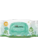 Silk Baby Wipes Fragrance Free Pack 80
