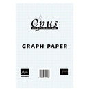 Opus Graph Paper Pad A4 1mm 50 Leaf 70gsm