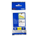 Brother P-Touch Labelling Tape Strong Laminated Tze-S251 24mm x 8m BlackOn White