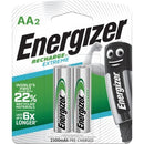 Energizer Recharge Extreme AA Battery NiMH Pack 2