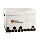 Marbig Archive Box Binder 480 x 345 x 330mm White