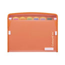 ColourHide Expanding File Zip It Tangerine