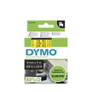 Dymo D1 Labelling Tape 9mm x 7m Black On Yellow