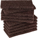 Glomesh Glitterbug Scrubbing Or Stripping Pad 9x4 Inch 250x115mm BrownEach