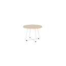 Zion Coffee Table Round 600mm Nordic Maple / White