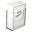 Deflecto Brochure Holder Wall Mounted Extra Capacity A4 Clear