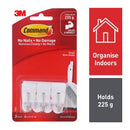3M Command Wire Hooks Small White Pack 3