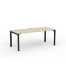 Cubit  Desk 1800w Nordic Maple Top / Black Frame