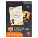 GBC Laminating Pouches Gloss A5 125 Micron Pack 100
