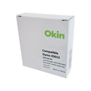 Okin Compatible D1 Labelling Tape 12mm x 7m Black On White