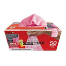 Filta Grab A Rag Microfibre Rags 30x30cm Red Pack 50