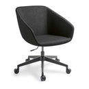 Barker 5-star Swivel Black Aluminium Base Keylargo Ebony