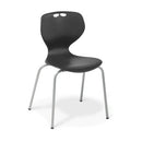 Omni 4-Leg Stacker Chair Black