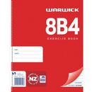 Warwick 8B4 Spiral Notebook 7mm Ruled 230 x 180mm 50 Leaf