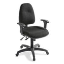 Spectrum 3 Long/Wide Task Chair High Back 3 Lever With Arms Keylargo Ebony