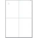 Inserts For A6 Holder A4 4 Per Sheet