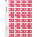 Filecorp ColourFind Lateral File Labels Alpha Letter R 25 x 42mm Pink Sheet 40