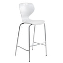 Seaquest Mata Stackable Bar Stool White
