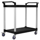 Richmond Service Trolley 2 Tier STR220 790 x 500mm Black