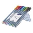 Staedtler Triplus Fineliner Pen Super Fine 0.3mm Assorted Colours Set10