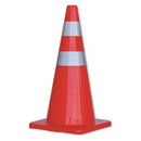 Orange Hi-vis Traffic Cone With Reflective Band 900m