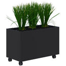 Rapid Planter Mobile w/ Grass Plants 900Wx600Hmm Black
