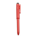 Metal Detectable Pen Standard Red Body Red Ink Pack 10