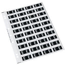 Codafile Lateral File Labels Alpha Letter E 25mm Pack 200