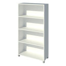 Bookcase 4 Tier 800Wx300Dmm White