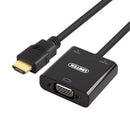 Unitek Adapter HDMI To VGA With Audio