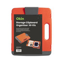 Okin Storage Clipboard Large Hi Vis Orange