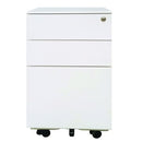 Milano Mobile Pedestal 2 Drawer + 1 File 390Wx575Hmm White