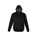 Unisex Multi-pocket Hoodie Black/ Charcoal Large