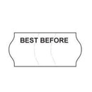 Meto Expert 7.18 Labels Freezer Safe 'Best Before' 22 x 12mm White Roll1500