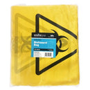 Bio-Hazard Bag 320 x 250 x 870mm 34mu Yellow Pack 50
